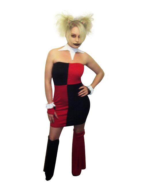 Harley Quinn Cosplay Costume Halloween Dress 15112079